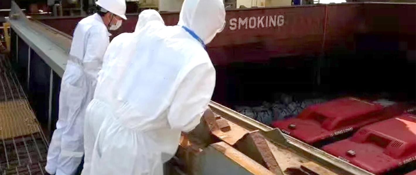 Bulkskibe inspiceres