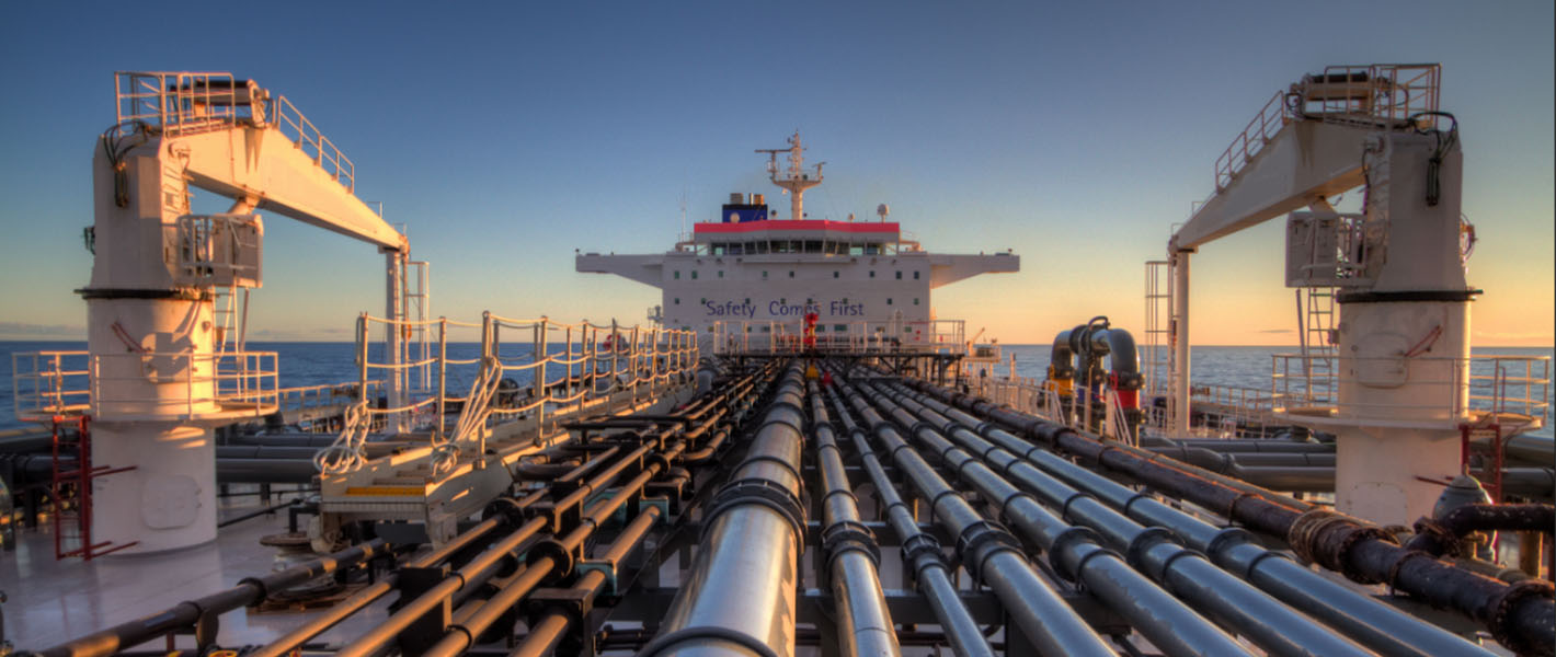 Transport af store m&aelig;ngder r&aring;olie