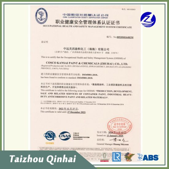 Marine belægning;en højbygget polyamidhærdet ren epoxybelægning.for ballasttank eller lignende placering.som en Primer til i-vand service.